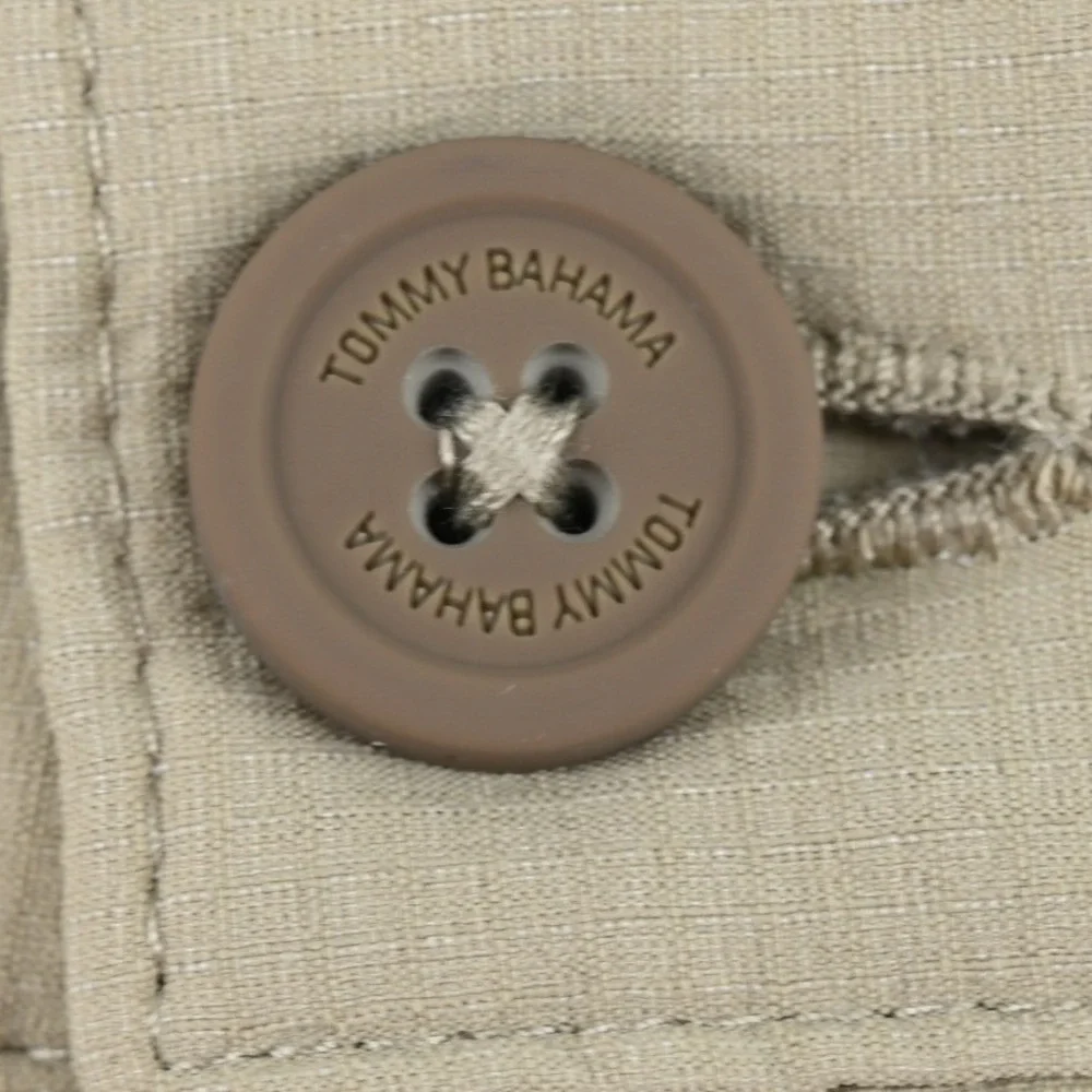 Tommy Bahama Chip Shot Shorts Mens 42x9 Khaki IslandZone Casual Relaxed